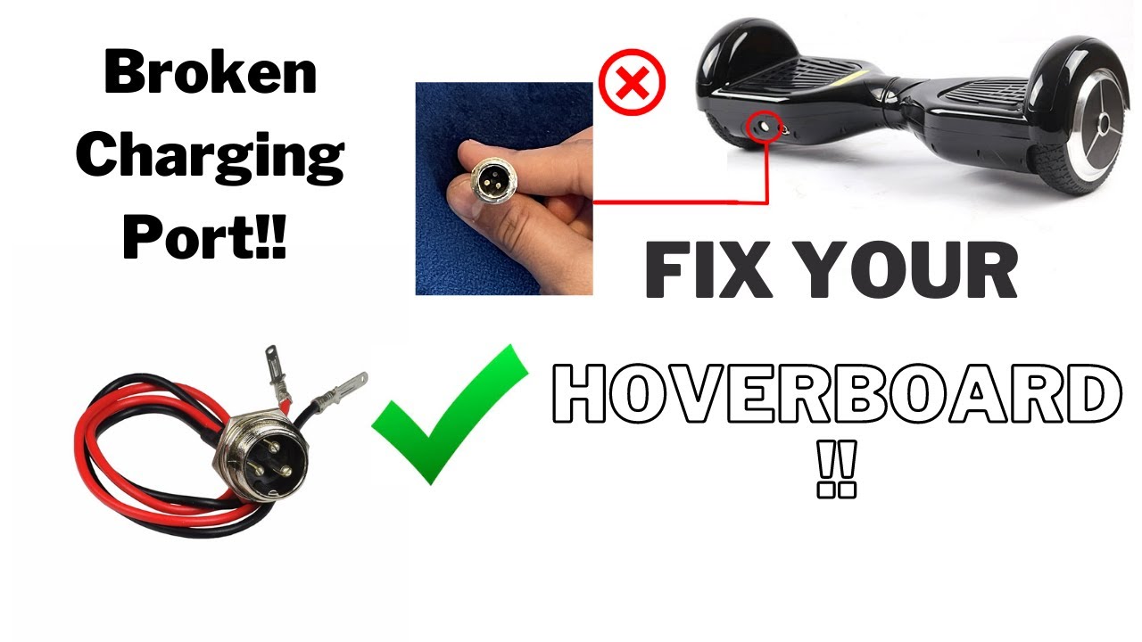 Replacement Hoverboard Charger Port (Narrow Clip & Wide Clip)