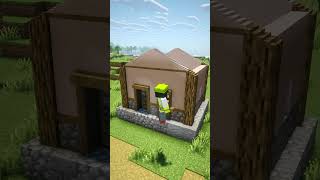 Casa do Pedreiro Microblock. Disponível em: cubeselector.com  #minecraftbuilding #minecrafttutorial