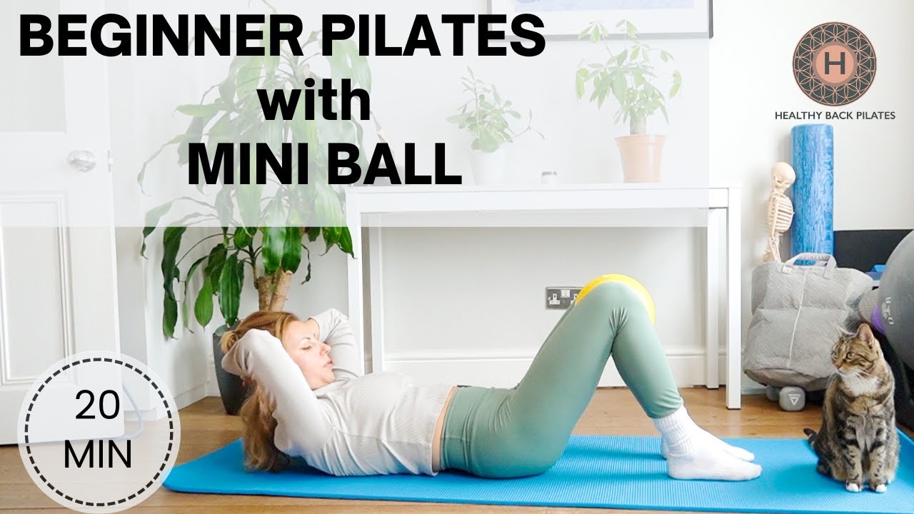 20 Min Full Body Beginner Pilates with Mini Ball | Gentle practise ...