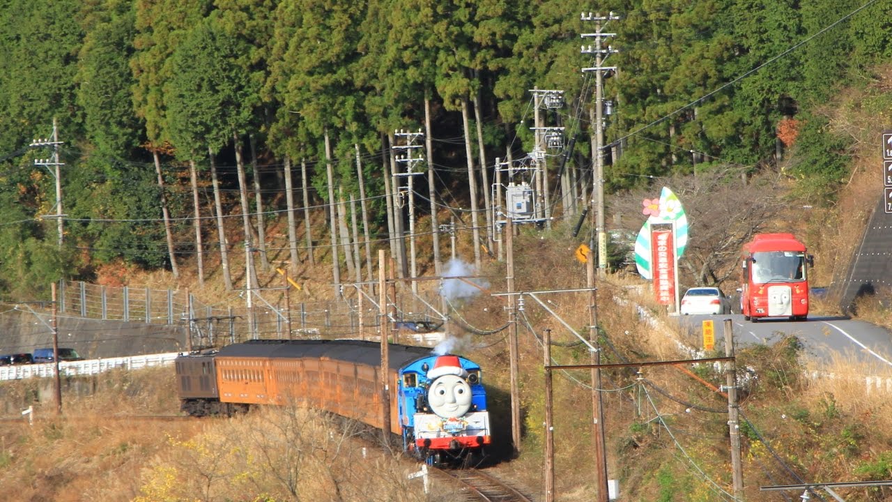 大井川鐵道 きかんしゃトーマス号 ジェームス号 クリスマス特別運転 2016年12月