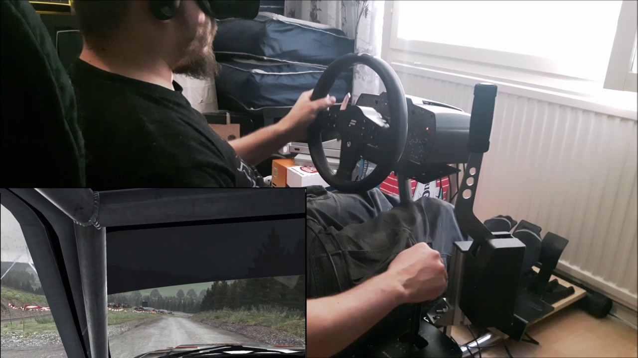 Dirt Rally with Oculus Rift and Fanatec CSL wheel YouTube