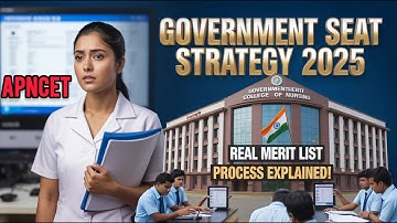 "BSc Nursing Web Options 2025: Govt Seat Strategy, Merit List Myths & Common Mistakes Explained!"