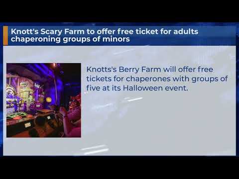 Knott's Scary Farm to offer free ticket for adults chaperoning groups of minors