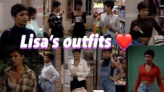 Lisa’s outfits in season 5 of “The Fresh Prince of Bel-Air”❤️❤️