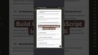 Easy Infinite Scrolling Logic (No Bugs!) 🚫