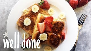 Serve Up This Copycat IHOP Strawberry Banana King's Hawaiian French Toast | Recipes | Well Done