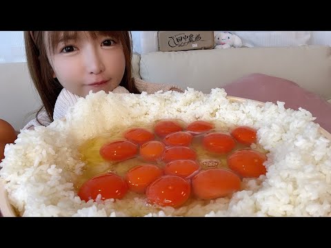 【大食い】卵かけごはんTKG【もえあず】