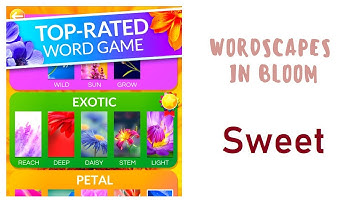 Wordscapes In Bloom Sweet Answers