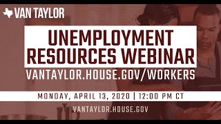 Congressman Taylor Hosts Webinar with Texas Workforce Commission