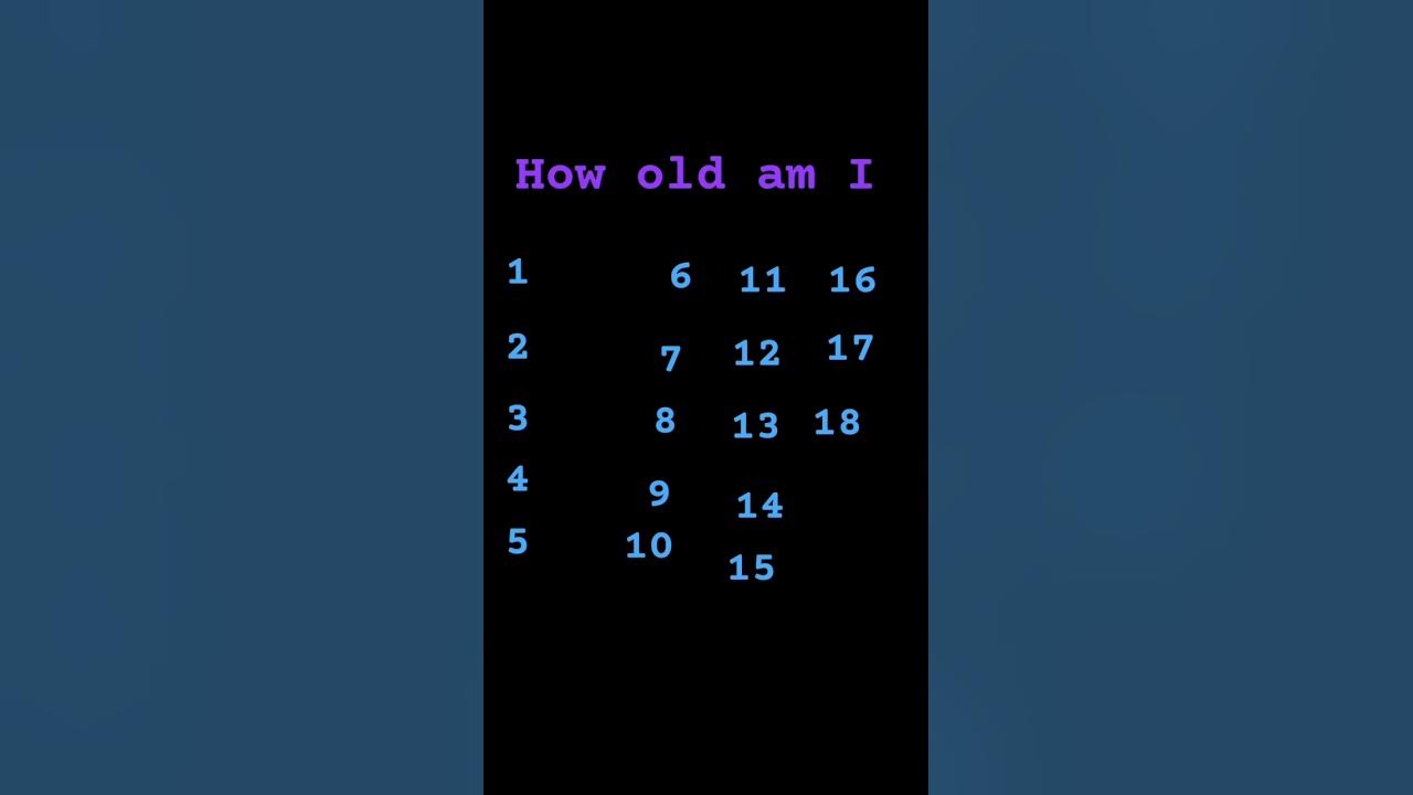 I’m 8 years old - YouTube