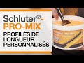 Voici l&#39;activateur Schluter®-PRO-MIX pour des profilés aux longueurs personnalisés.