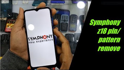 Symphony z18 Pin.Pattern Remove free without pc Techbuzz Imtu