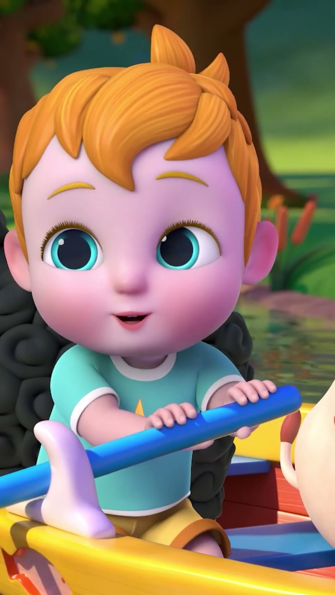 Row Row Row Your Boat | Nursery Rhymes \u0026 Kids Songs | NuNu Tv #childrensongs #toddlersongs