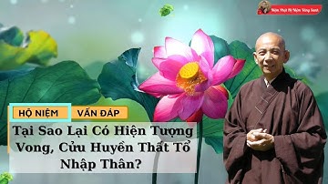 Tại Sao Lại Có Hiện Tượng Vong, Cửu Huyền Thất Tổ Nhập Thân? Cư Sĩ Diệu Âm