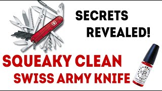 How to clean a Swiss Army Knife!