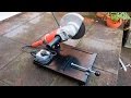 Make your own large angle grinder stand and metal chop saw