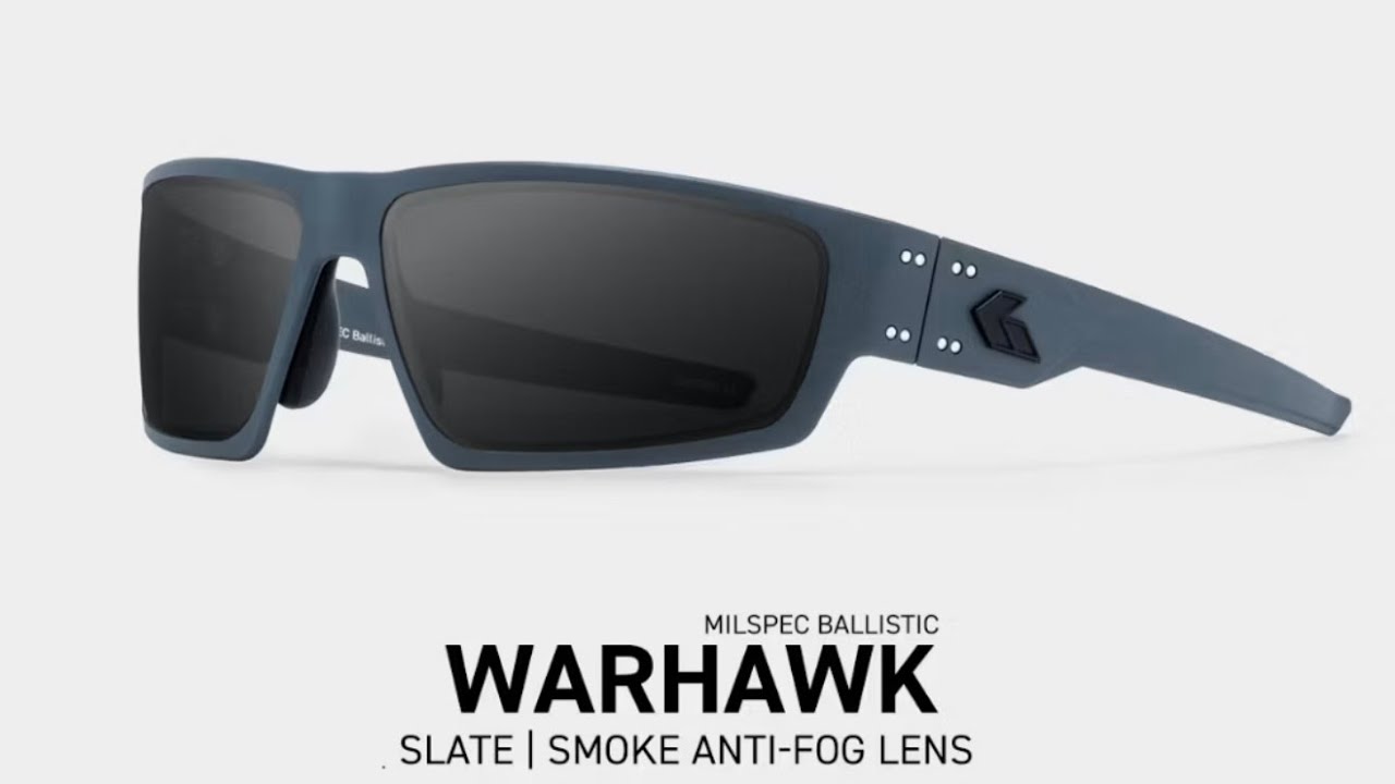 GATORZ WARHAWK SLATE MIL SPEC BALLISTIC SMOKE มาตรฐานกองทัพ เลนส์เทาควันกันฝ้า มาช่วงแผ่นดินไหว