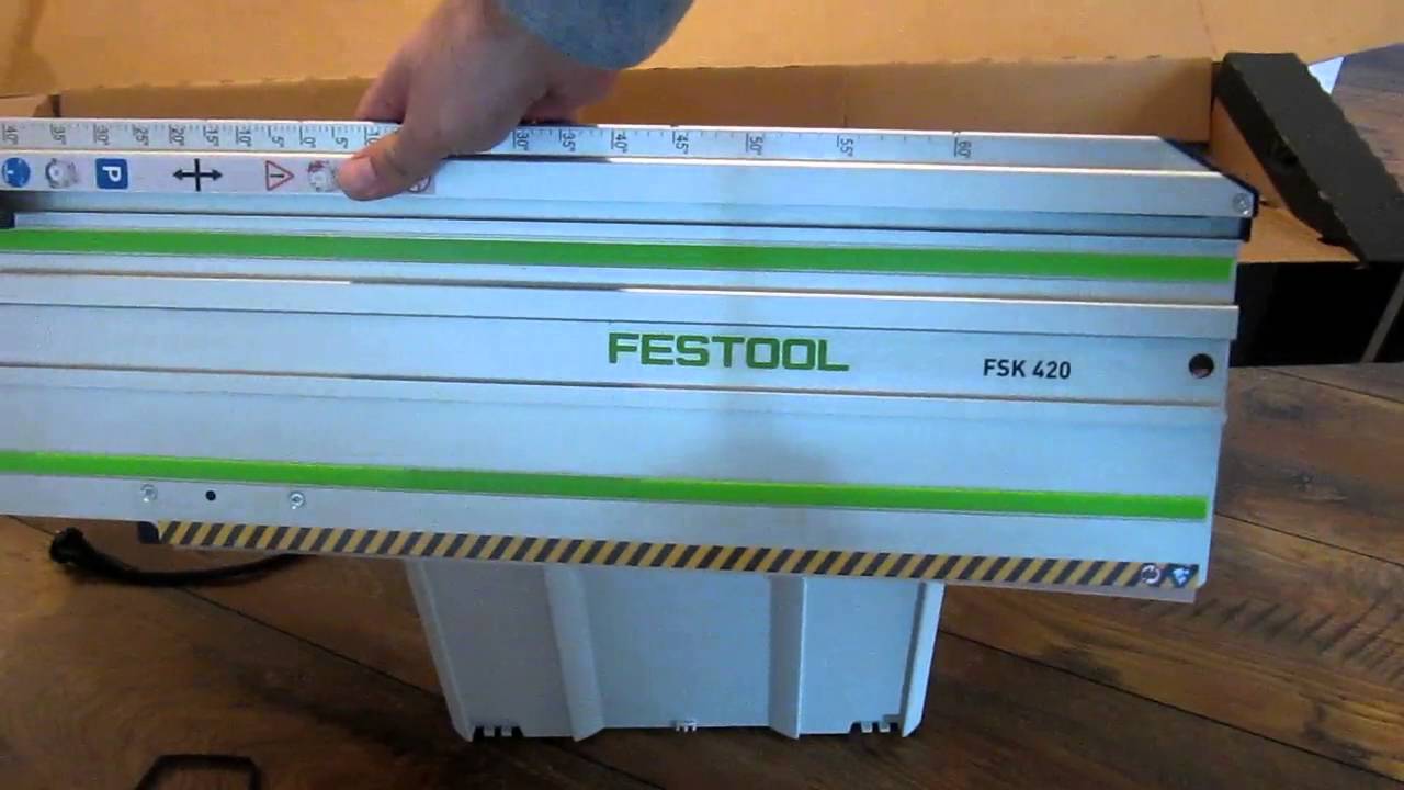 Unpacking Unboxing Cross Cutting Guide Rail Festool FSK 420 769942 unpacking-unboxing-cross-cutting-guide-rail-festool-fsk-420-769942