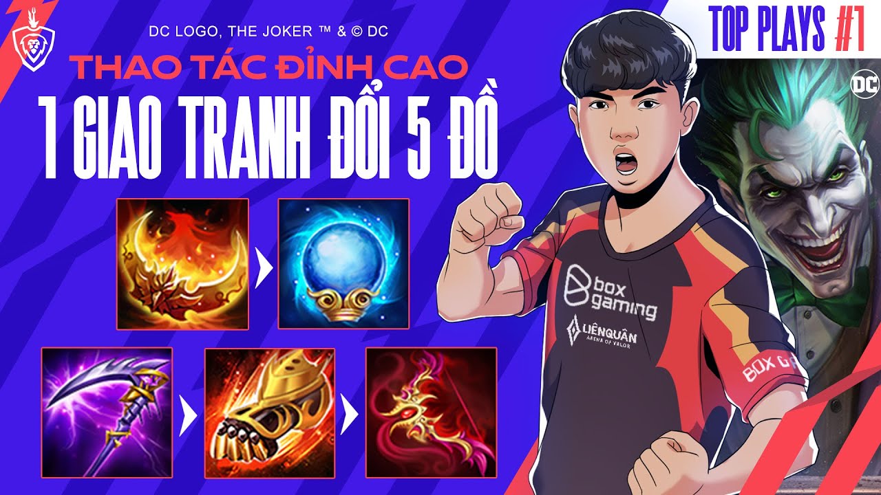 THAO TÁC TAY ĐỈNH CAO CỦA BOX ARA: THAY 5 ĐỒ TRONG GIAO TRANH | TOP PLAYS #1