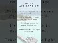 Daily Affirmation