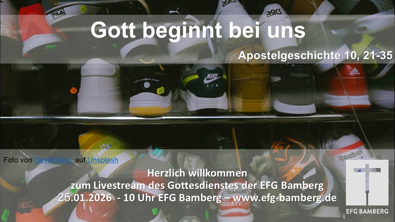 Gottesdienst EFG Bamberg 25.01.26