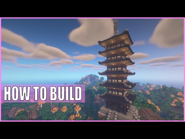 I Recreated AdieCraft's Small Pagoda On Bedrock