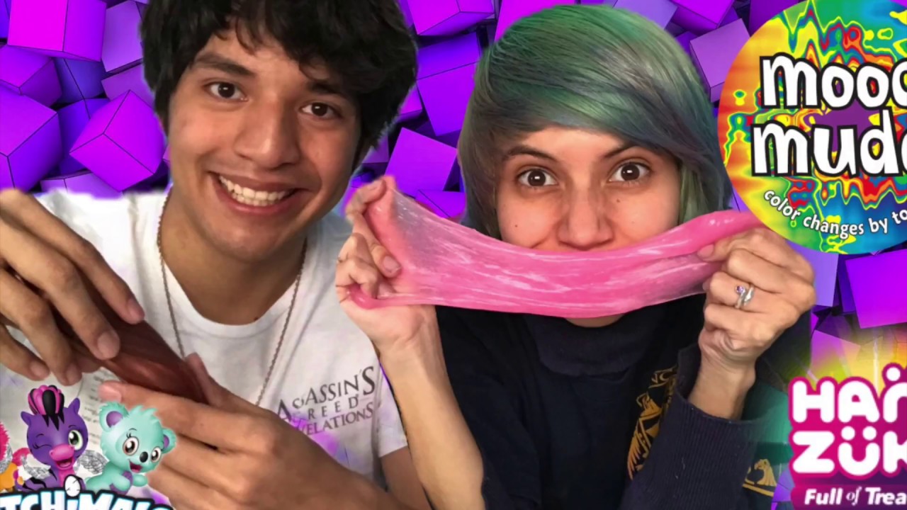 juguetes de barbie Unboxing Slime, Mood Mud, Mars Mud, Hana Zuki, Hatchimals (en español)