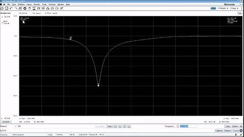 Antenna testing with the Tektronix RSA507A Realtime Spectrum Analyser