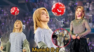Munich Finale:🔴Jimin Playing Football On Stage Has ARMY LOSING IT! Foreigners Reaction FULL FANCAME 