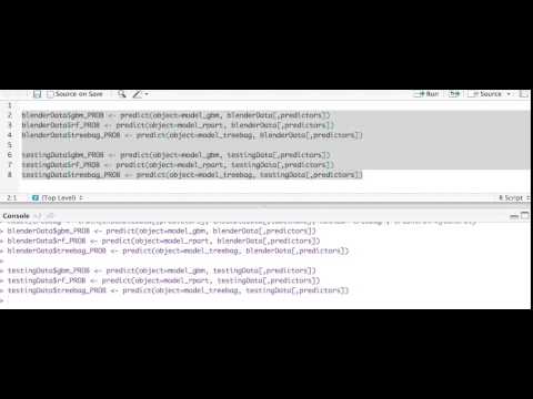 Modeling Ensembles using the Caret Package: Machine Learning With R