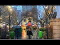 [4K]🇺🇸Walking in the Rain in NYC- Midtown Manhattan, Empire State Building, Koreatown /Feb.28 2021