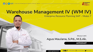 Learning Solution SAP S/4HANA Version 4 .1 Fiori - Module Warehouse Management IV (WM IV)