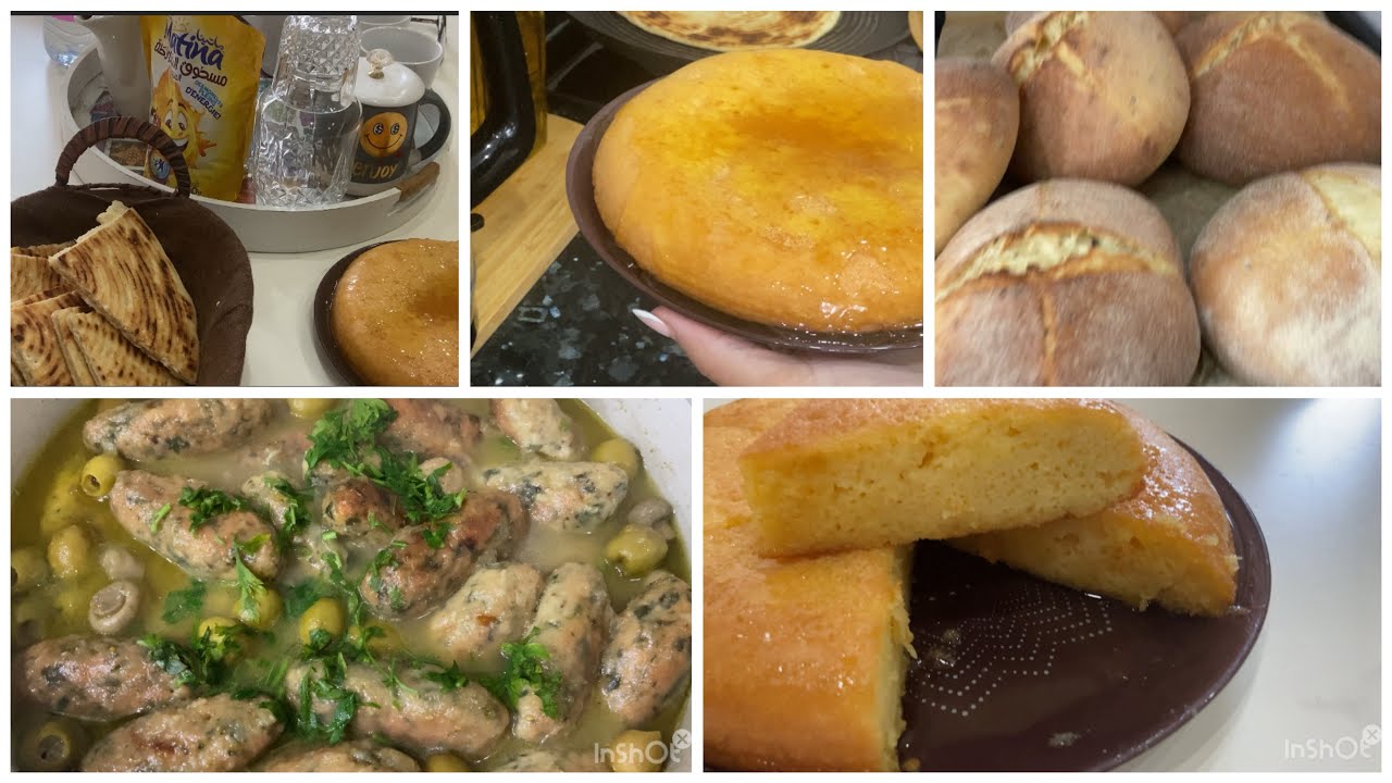 🔴وصفات سهلة وبسيطة وبنينة مع همسة من القلب🥰 وصفة المشوشة و كسرة الفرينة و طاجين بزاف بنين🇩🇿❤️