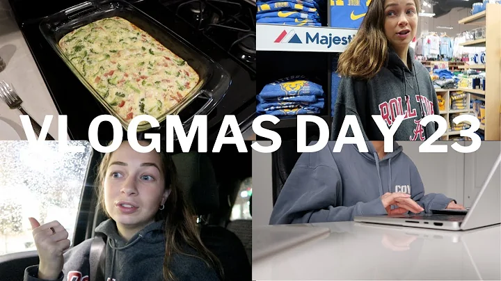 Vlogmas Day 23: Cooking, Working, & Last Minute Gi...