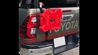 Rotopaxテールゲートブラケット トヨタハイラックスGUN125用(20/8～)用
