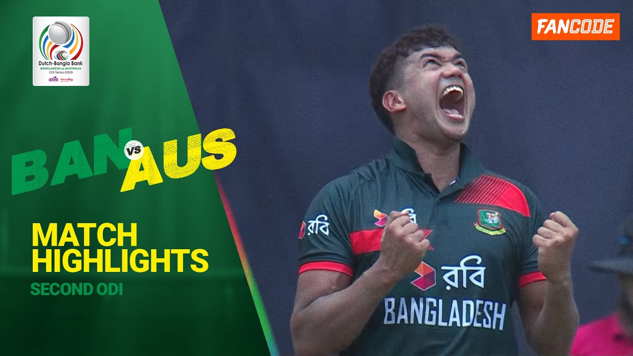 Bangladesh Seal First-Ever ODI Series Win vs Australia | Bangladesh vs Australia ODI Highlights