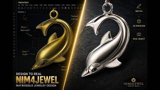 Matrix Gold Clayoo Tutorial Dolphin Modeling in Matrix Gold Jewelry CAD Step by Step
