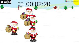 5 Minute Santa Race Timer