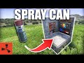 How to reskin items in rust with the spray can