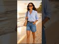Cómo combinar un short de mezclilla con estilo #ShortDeMezclilla #OutfitsDeVerano