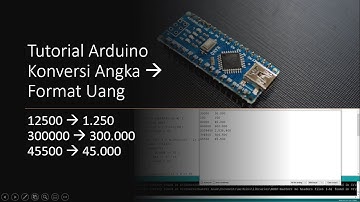 Tutorial Arduino Conversion Numeric to Currency Format