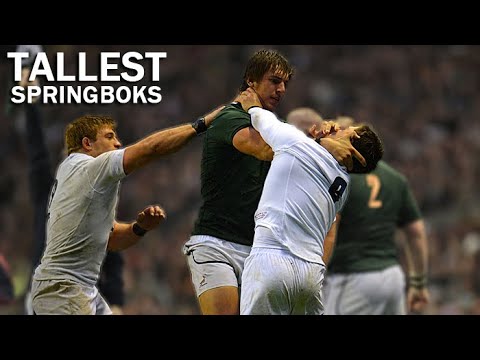 Top 3 Tallest Springboks Players You - Top 10 Tallest Springbok Rugby Players 2019 Top 3 Tallest Springboks Players You - Top 10 Tallest Springbok Rugby Players 2019