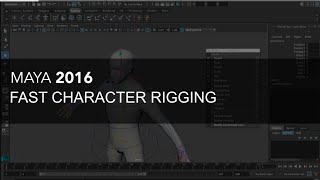 Maya 2016 character rigging tutorial