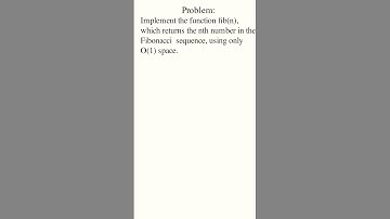 Fibonacci Sequence | Coding Interview