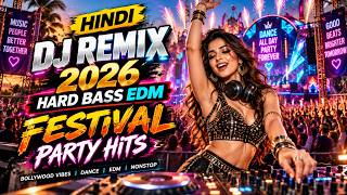 🎧 Hindi DJ Remix 2026 | Hard Bass EDM Festival Party Hits 2026