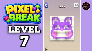 Pixel Break Bus Sort Puzzle Level 7 Walkthrough Solution 