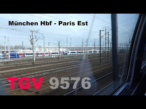 TGV INOUI ride Munich - Paris Est | TGV 9576