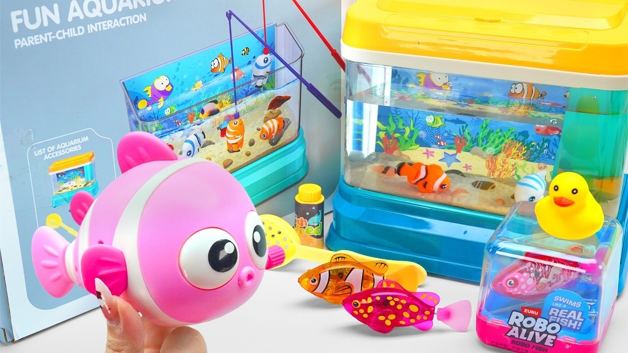 Ultimate Small Fish Tank Toy Set, Satisfying Unboxing Toys Review | Chacha Toys ASMR