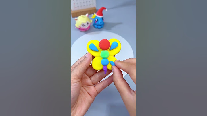 Teach You How To Make A Butterfly With Clay#fun#diy#craft#art
