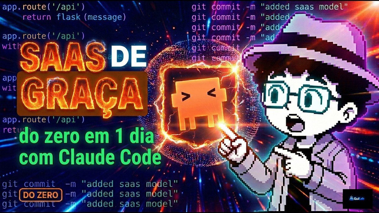 Como usar Claude Code de GRAÇA pra criar qualquer SaaS do zero em 1 dia ...